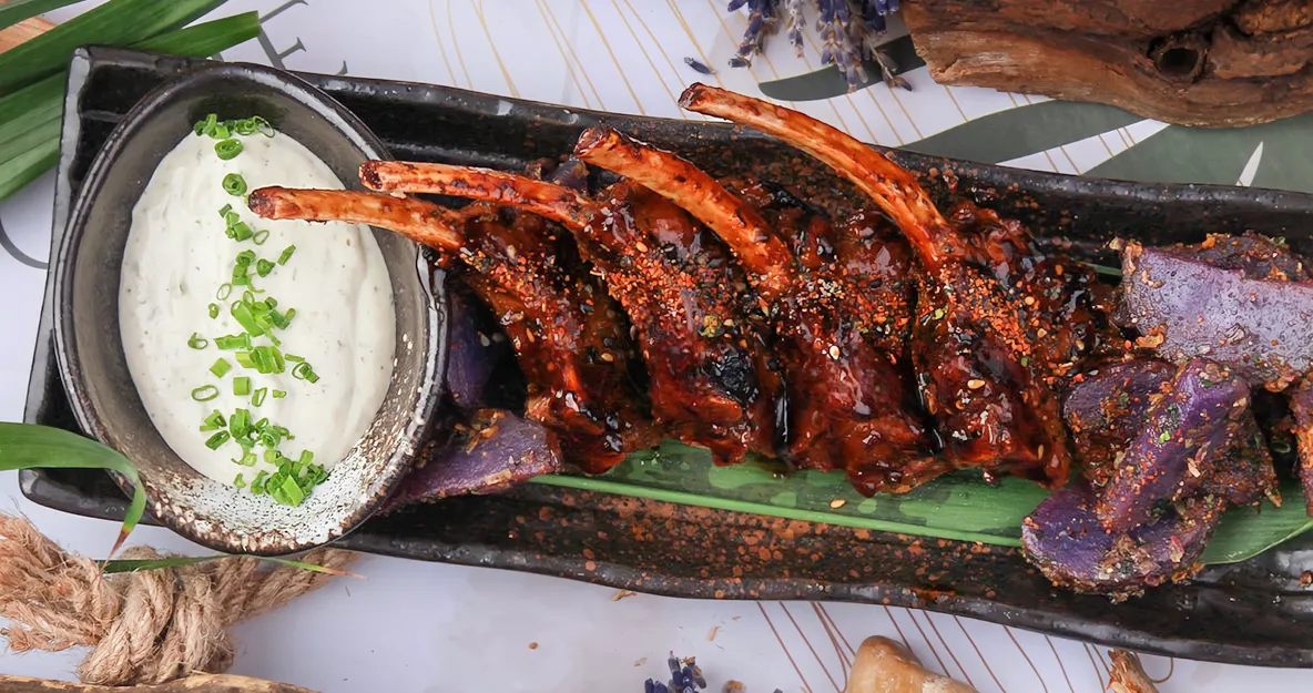 Teriyaki Grilled Lamb Chops 