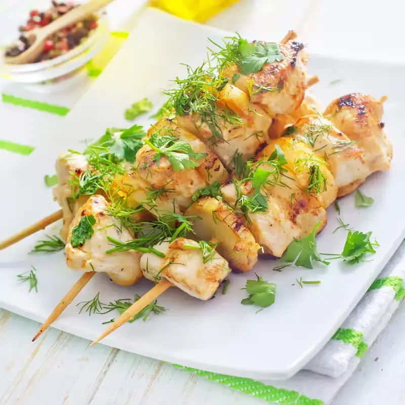 CHICKEN CHEESE KABAB
